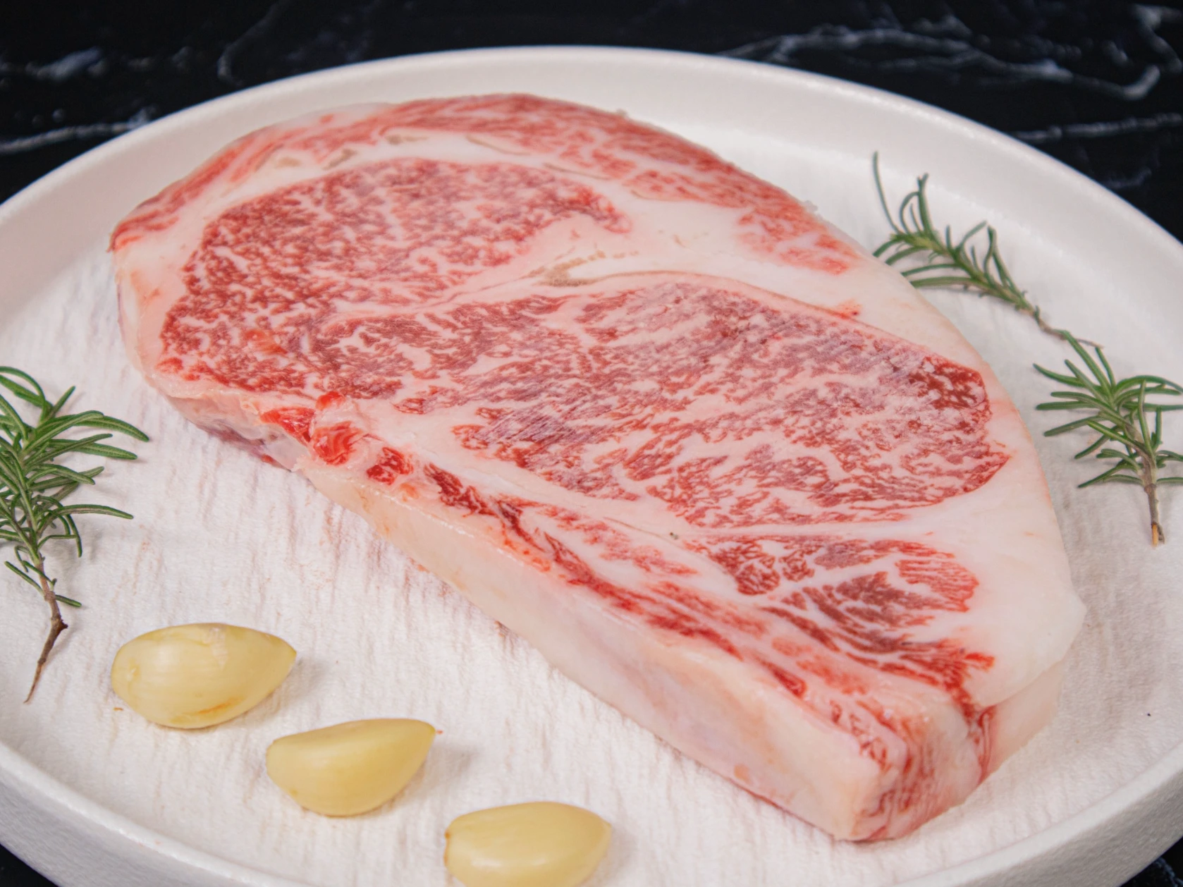 American Wagyu Beef Portioned Striploin Steaks